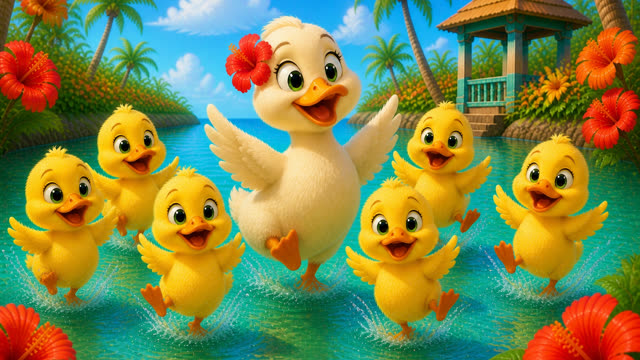 Scene 14 - 5 Little Ducks