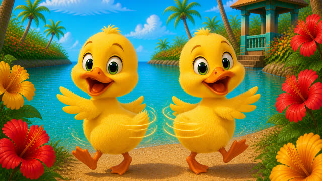 Scene 17 - 5 Little Ducks