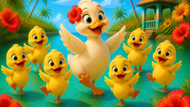 Scene 19 - 5 Little Ducks