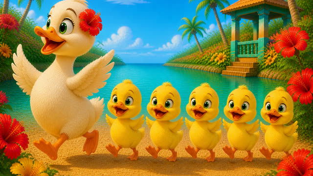 Scene 28 - 5 Little Ducks