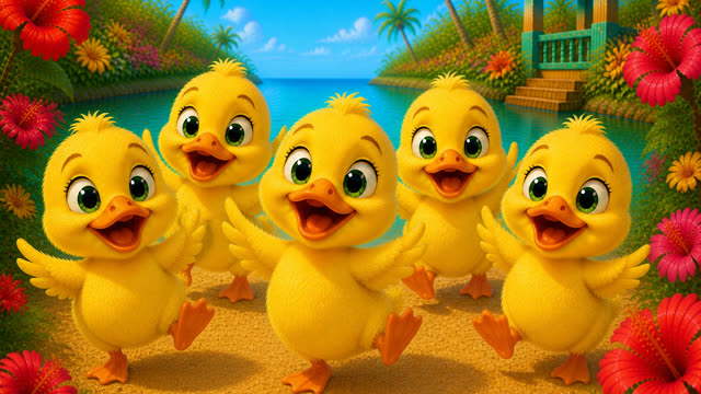 Scene 31 - 5 Little Ducks