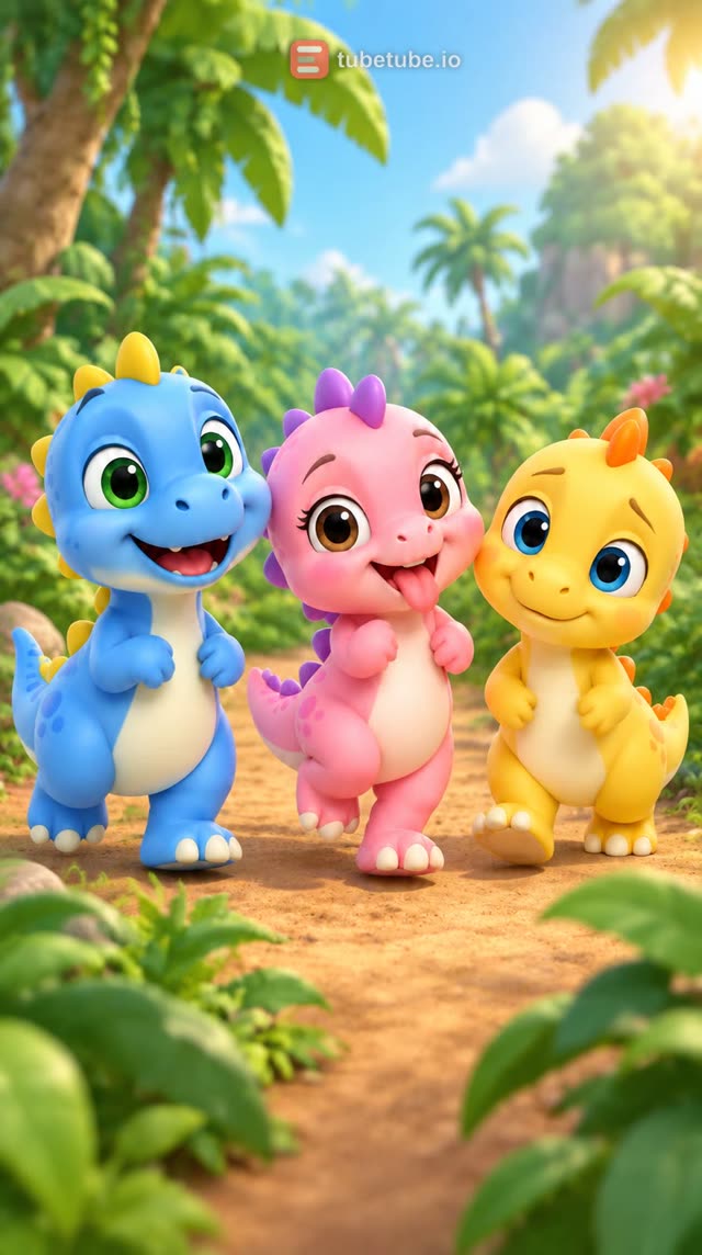 Scene 1 - Les petits dinos rigolos