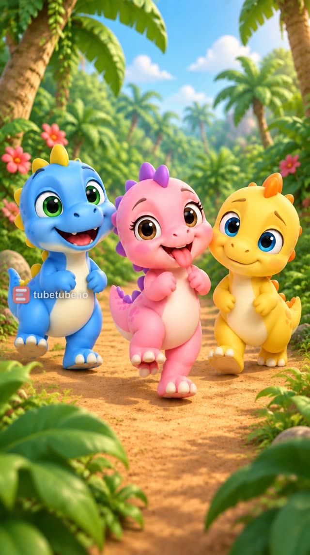 Scene 2 - Les petits dinos rigolos