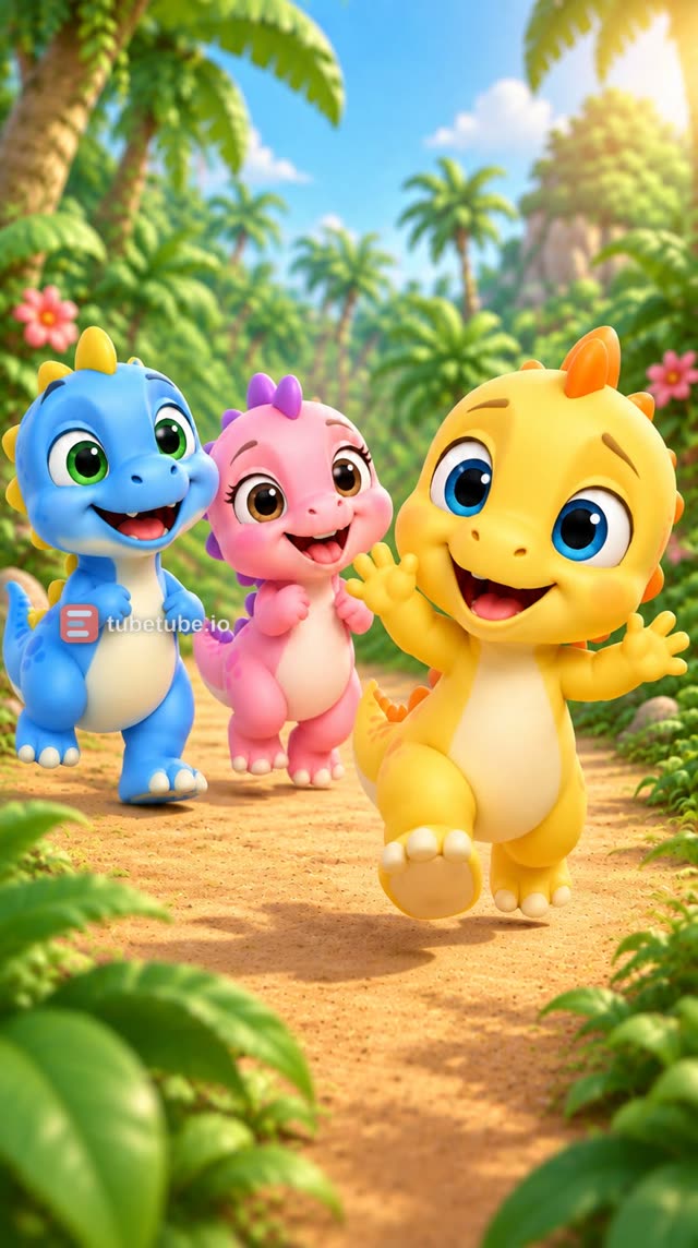 Scene 5 - Les petits dinos rigolos