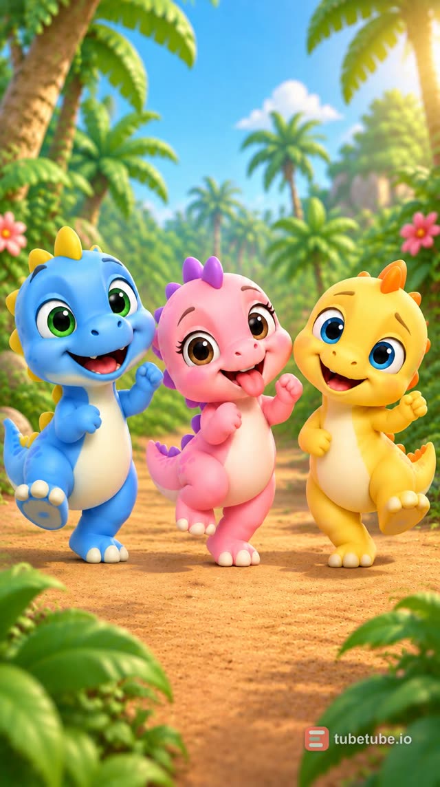 Scene 6 - Les petits dinos rigolos