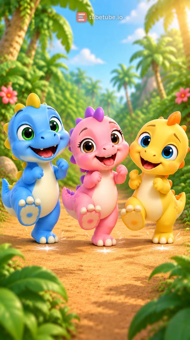 Scene 7 - Les petits dinos rigolos