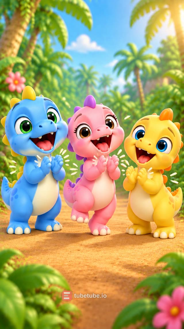 Scene 8 - Les petits dinos rigolos
