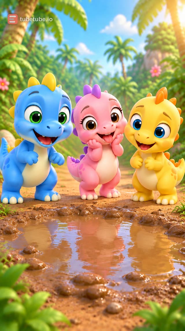 Scene 9 - Les petits dinos rigolos
