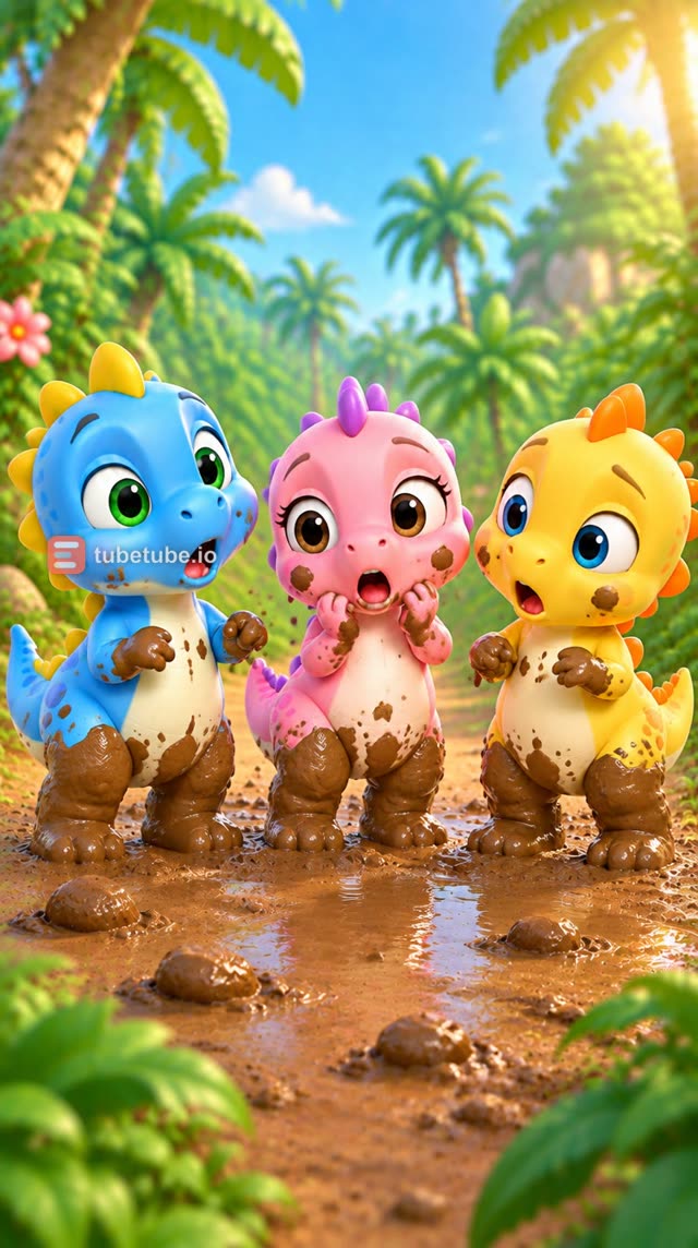 Scene 11 - Les petits dinos rigolos