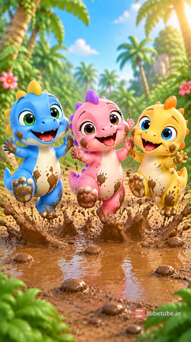 Scene 12 - Les petits dinos rigolos