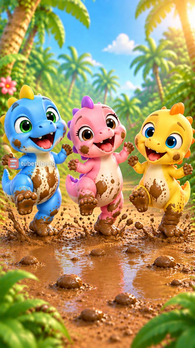 Scene 13 - Les petits dinos rigolos