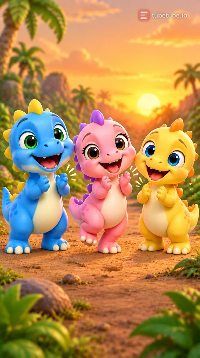 Scene 14 - Les petits dinos rigolos