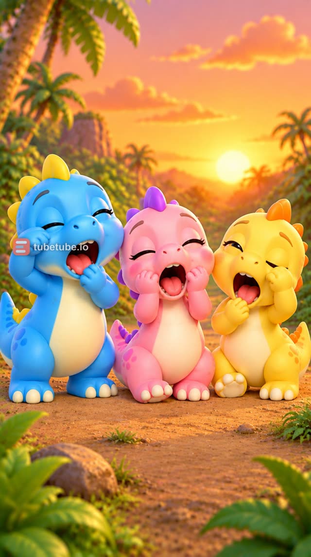 Scene 15 - Les petits dinos rigolos