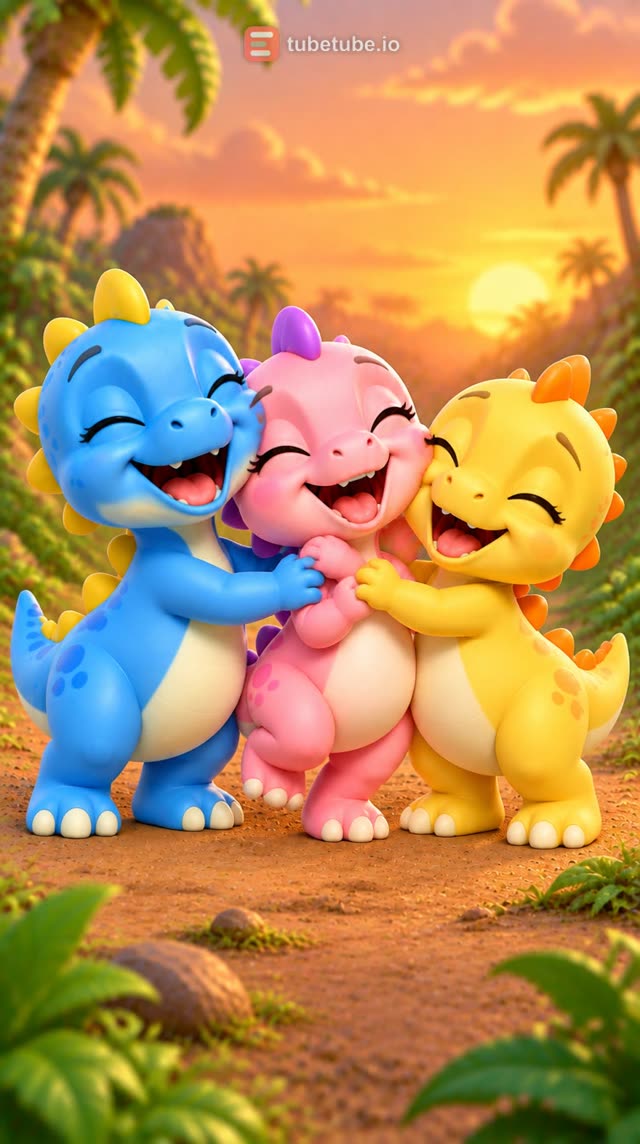 Scene 16 - Les petits dinos rigolos