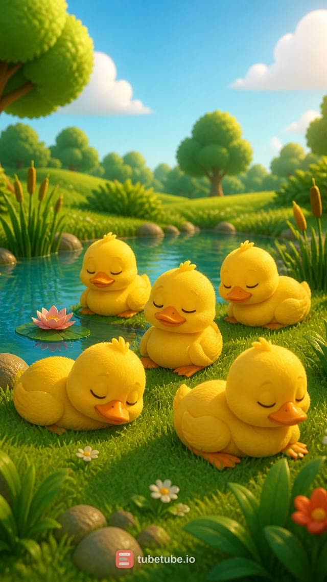 Scene 3 - Five Little Ducks in Space