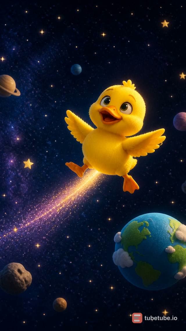 Scene 6 - Five Little Ducks in Space