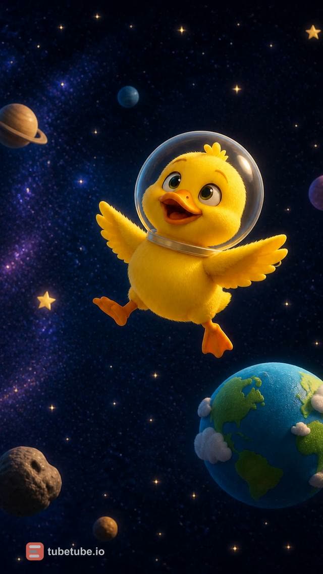 Scene 7 - Five Little Ducks in Space