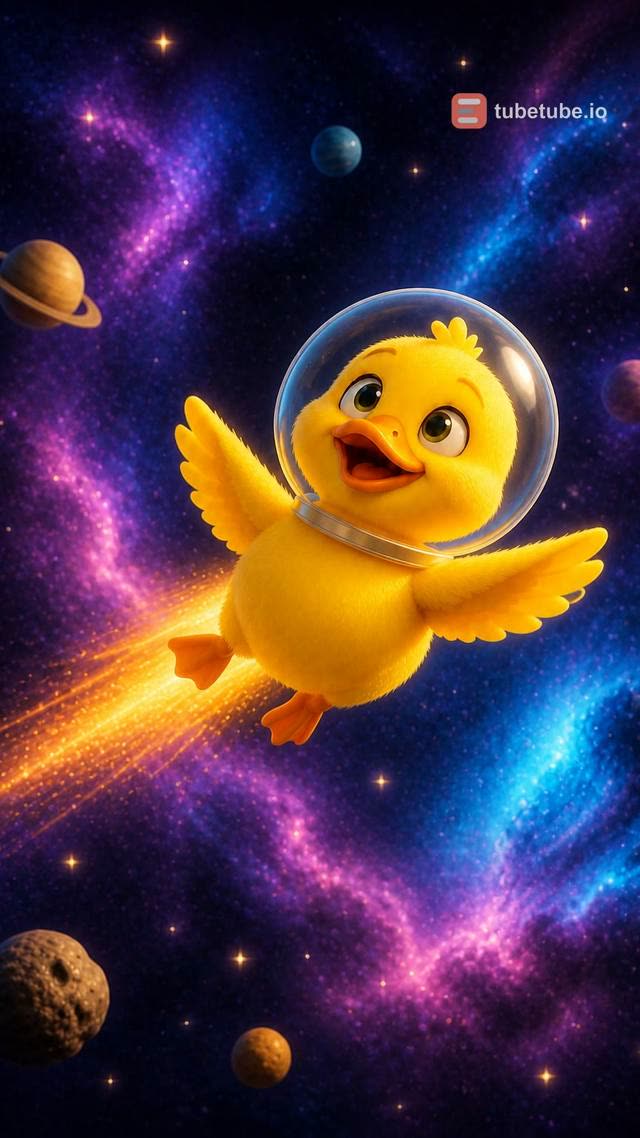 Scene 8 - Five Little Ducks in Space