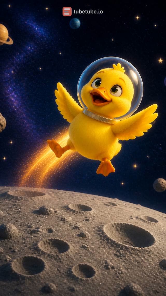 Scene 9 - Five Little Ducks in Space