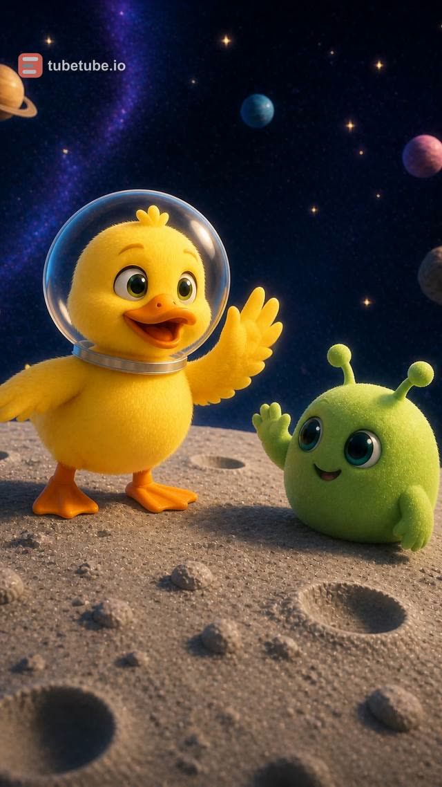 Scene 10 - Five Little Ducks in Space