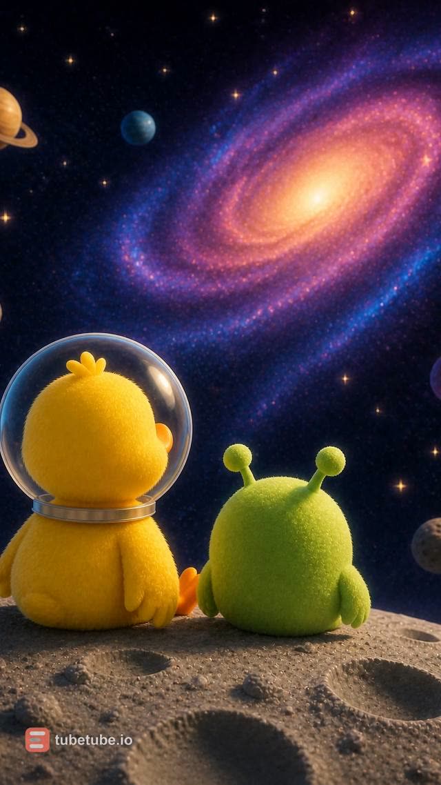 Scene 11 - Five Little Ducks in Space