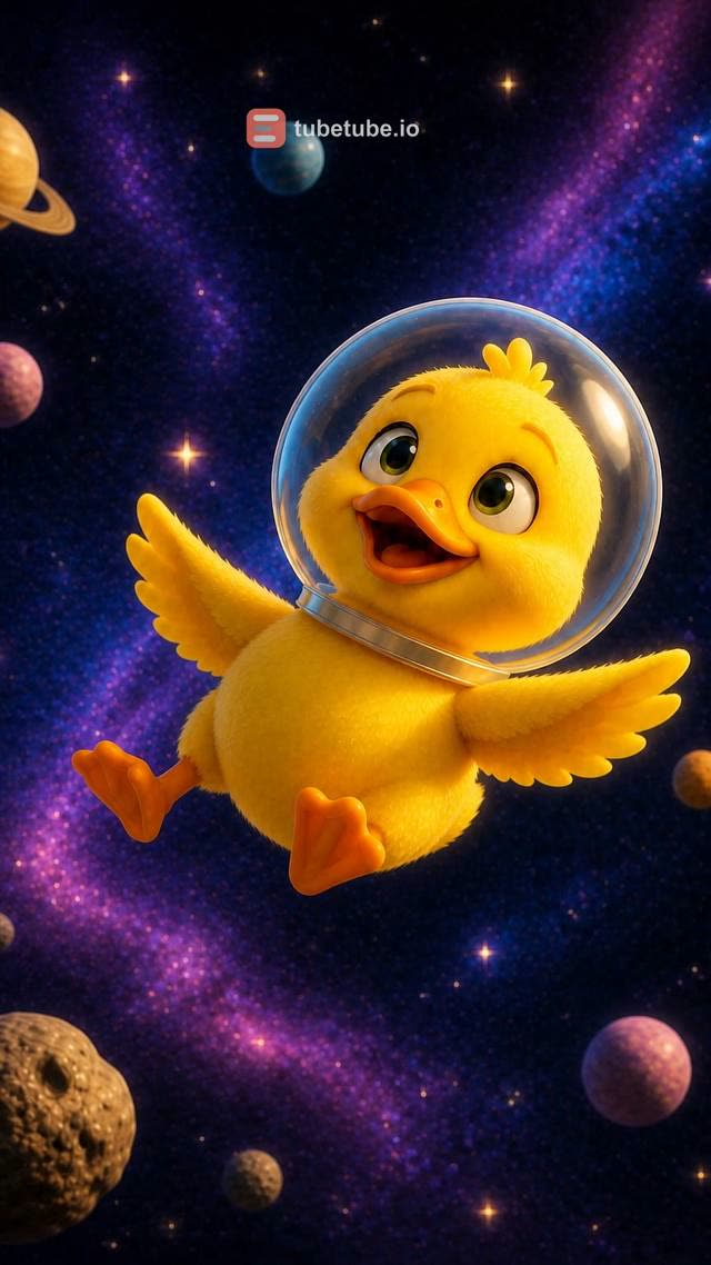 Scene 13 - Five Little Ducks in Space