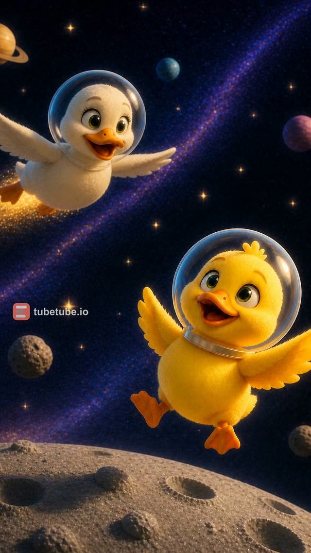 Scene 14 - Five Little Ducks in Space
