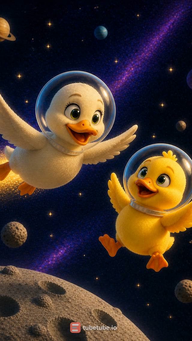 Scene 15 - Five Little Ducks in Space