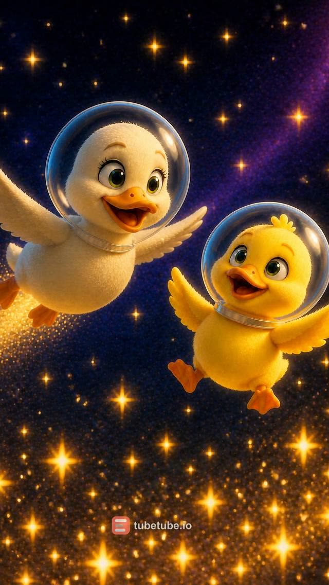 Scene 18 - Five Little Ducks in Space