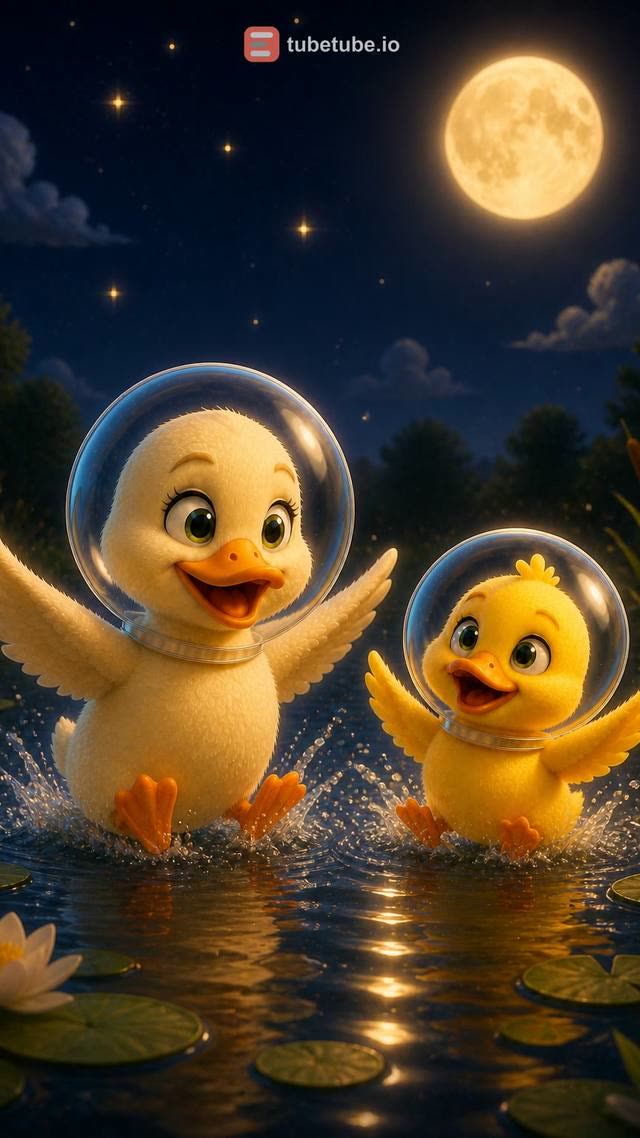 Scene 21 - Five Little Ducks in Space