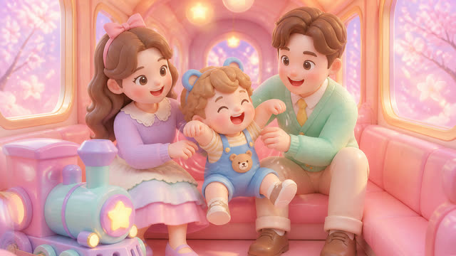 Scene 15 - Little Star Family Train 🚂⭐ | Kids Dance Song & Sing Along | MumJesty Kids