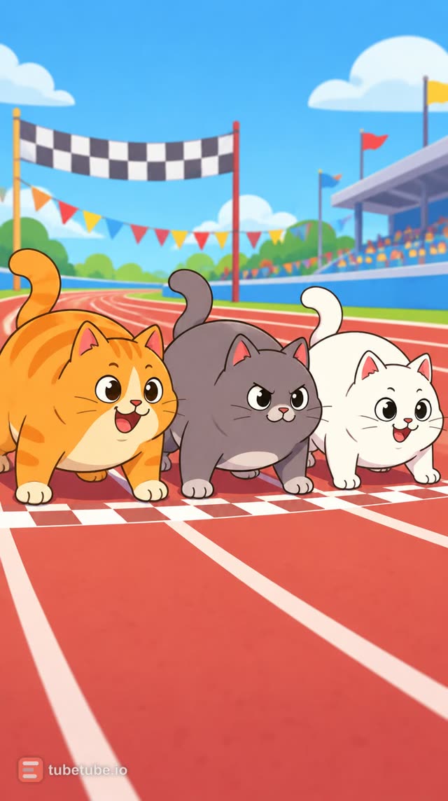 Scene 1 - THE CHUBBY CAT OLYMPICS! 🐱🏆