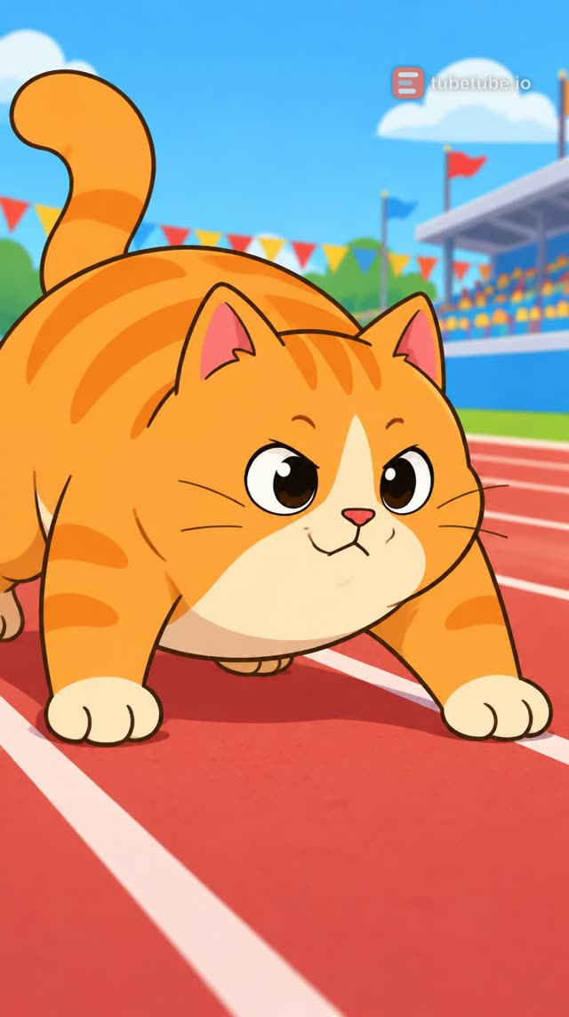 Scene 2 - THE CHUBBY CAT OLYMPICS! 🐱🏆