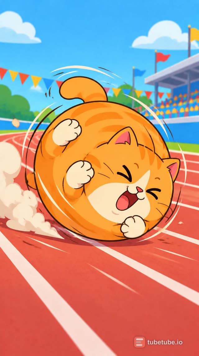 Scene 4 - THE CHUBBY CAT OLYMPICS! 🐱🏆