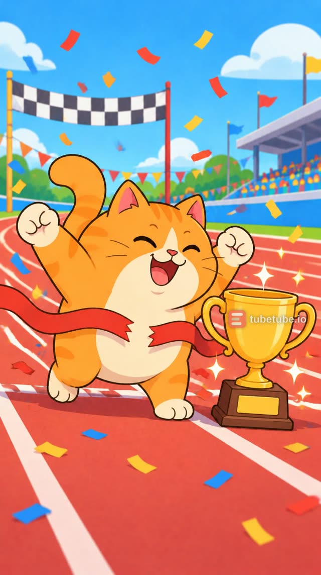 Scene 5 - THE CHUBBY CAT OLYMPICS! 🐱🏆