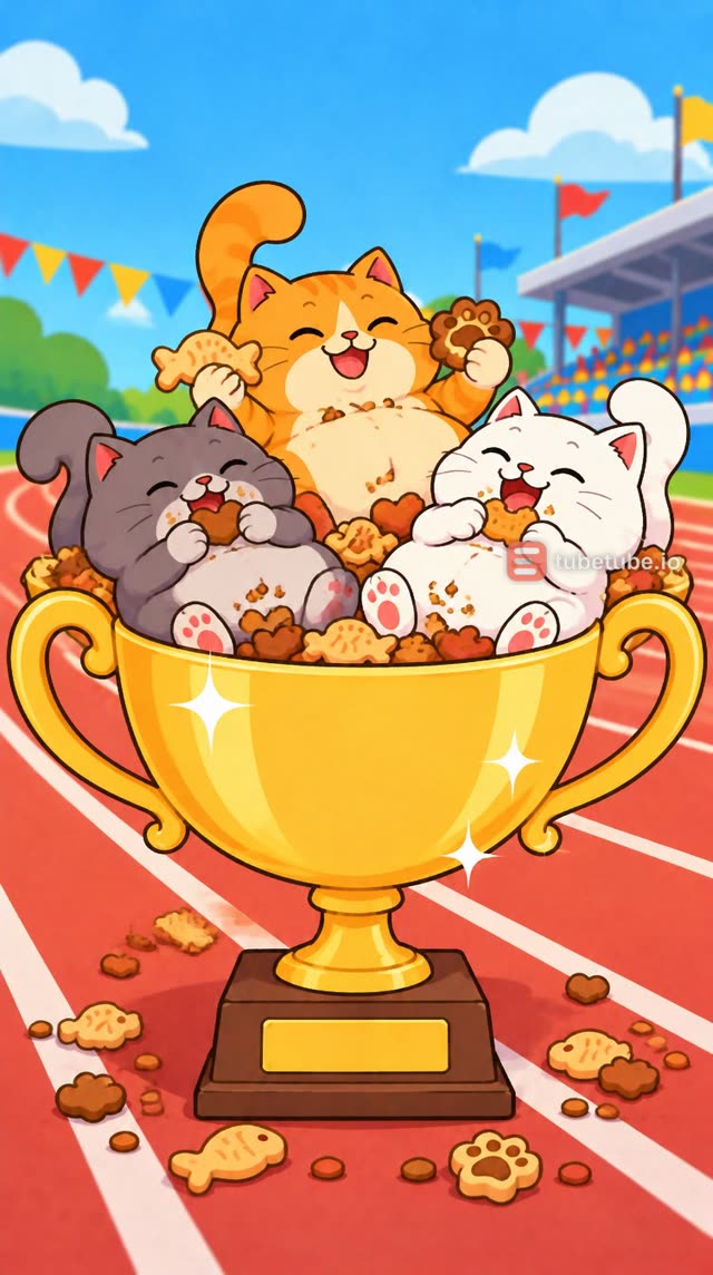 Scene 7 - THE CHUBBY CAT OLYMPICS! 🐱🏆