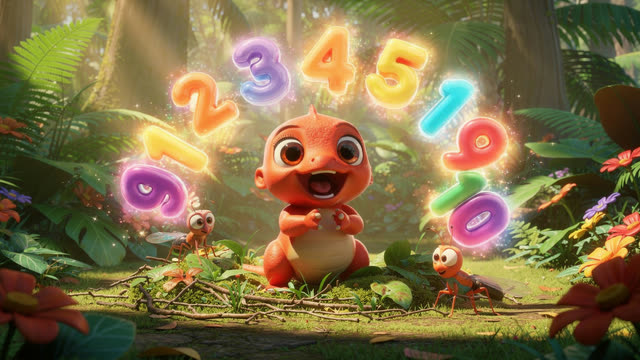 Scene 5 - Dino Counting