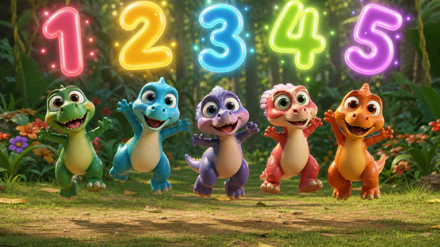 Scene 23 - Dino Counting