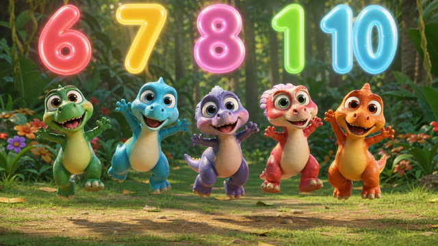 Scene 24 - Dino Counting