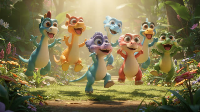Scene 25 - Dino Counting