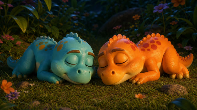 Scene 35 - Dino Counting