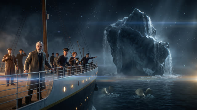 Scene 28 - Le Naufrage du Titanic