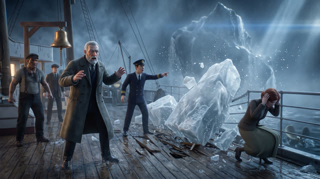 Scene 33 - Le Naufrage du Titanic