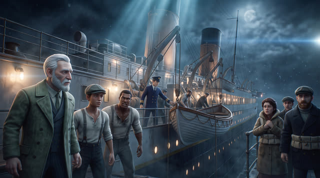 Scene 42 - Le Naufrage du Titanic