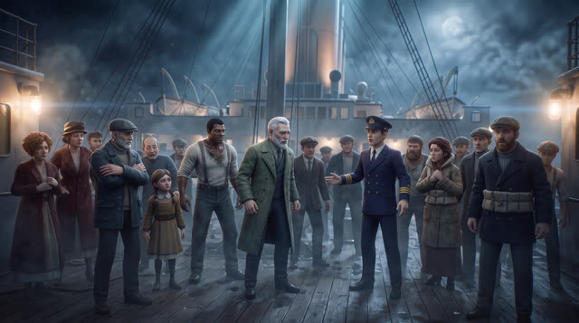 Scene 44 - Le Naufrage du Titanic
