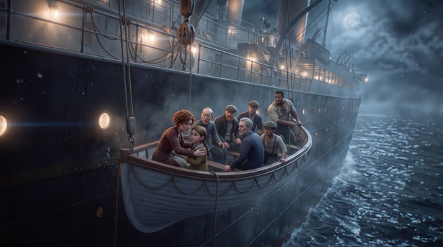 Scene 46 - Le Naufrage du Titanic