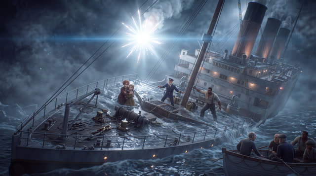 Scene 51 - Le Naufrage du Titanic