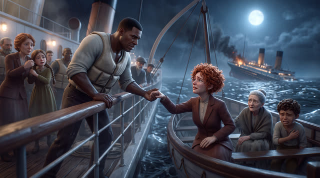 Scene 55 - Le Naufrage du Titanic
