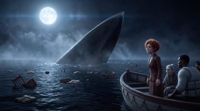 Scene 60 - Le Naufrage du Titanic