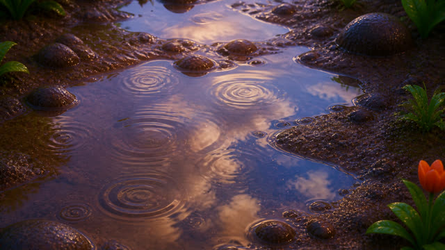 Scene 9 - Summer rain